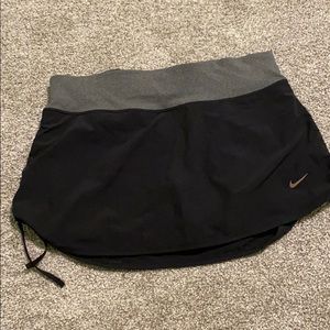 Black nike skirt with spandex
